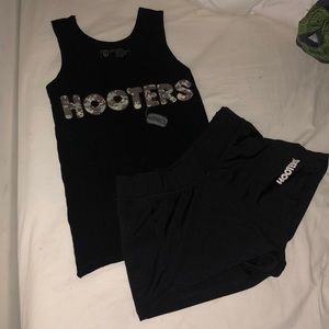 Hooters military outfit